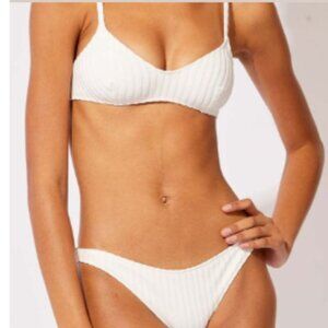 Solid & Striped The Rachel Ribbed Bikini